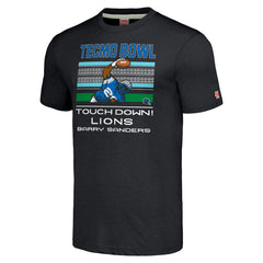 NFL Detroit Lions Barry Sanders Homage Unisex Tecmo Bowl Retired Player Graphic Tri-Blend T-Shirt