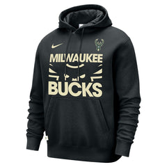Milwaukee Bucks Courtside Club Pullover Hoodie - Black | Nike cheap