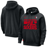 Philadelphia 76ers Courtside Club Pullover Hoodie - Black | Nike sale