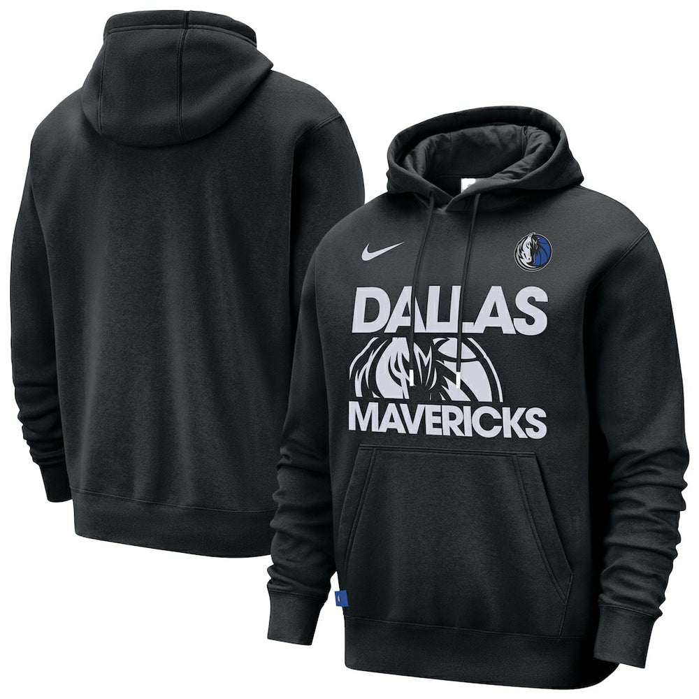 Dallas Mavericks Courtside Club Pullover Hoodie sale - Black | Nike outlet