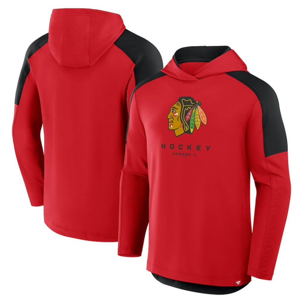 Chicago Blackhawks Fanatics Meta Game Transitional Pullover Hoodie