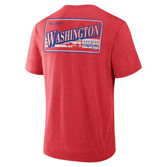 Washington Capitals Fanatics Fan Lanes Tri-Blend T-Shirt
