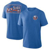 New York Islanders Fanatics Fan Lanes Tri-Blend T-Shirt