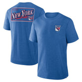 New York Rangers Fanatics Fan Lanes Tri-Blend T-Shirt