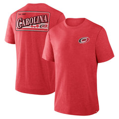Carolina Hurricanes Fanatics Fan Lanes Tri-Blend T-Shirt