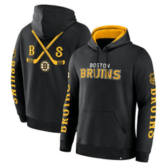 Boston Bruins Fanatics Big City Legacy Fleece Pullover Hoodie