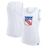 New York Rangers Fanatics Women's Slub Tank Top