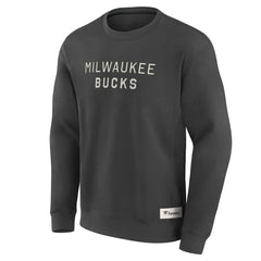 Milwaukee Bucks Elements Future Ground Lettering Pullover Sweatshirt - Gray | Fanatics cheap