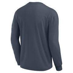 New York Knicks Elements Future Ground Tonal Info Long Sleeve T-Shirt - Blue | Fanatics outlet