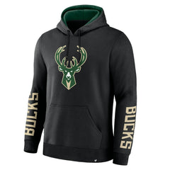 Milwaukee Bucks Legacy Guard Pullover Hoodie - Black | Fanatics cheap