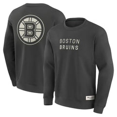 Boston Bruins Fanatics Elements Future Ground Lettering Pullover Sweatshirt