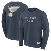 St. Louis Blues Fanatics Elements Future Ground Lettering Pullover Sweatshirt