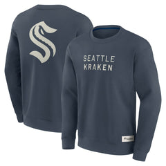Seattle Kraken Fanatics Elements Future Ground Lettering Pullover Sweatshirt