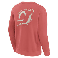 New Jersey Devils Fanatics Elements Future Ground Lettering Pullover Sweatshirt