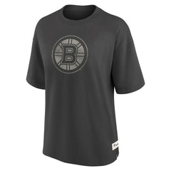 Boston Bruins Fanatics Women's Oversized Elements Raw Edge Future Ground T-Shirt