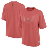 Washington Capitals Fanatics Women's Oversized Elements Raw Edge Future Ground T-Shirt