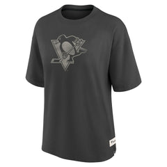 Pittsburgh Penguins Fanatics Women's Oversized Elements Raw Edge Future Ground T-Shirt