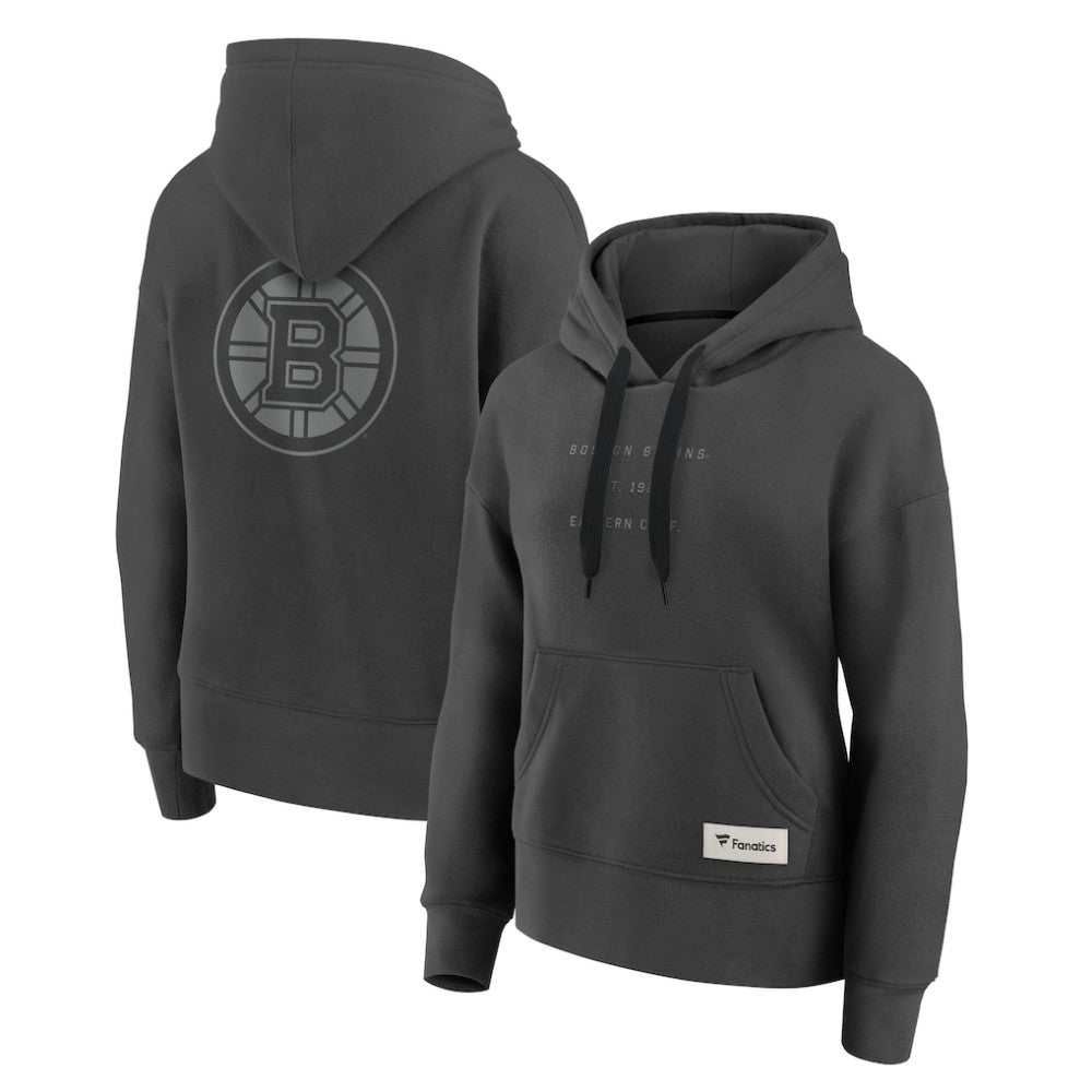 Boston Bruins Fanatics Women's Elements Future Ground Subtle Tonal Pullover Hoodie