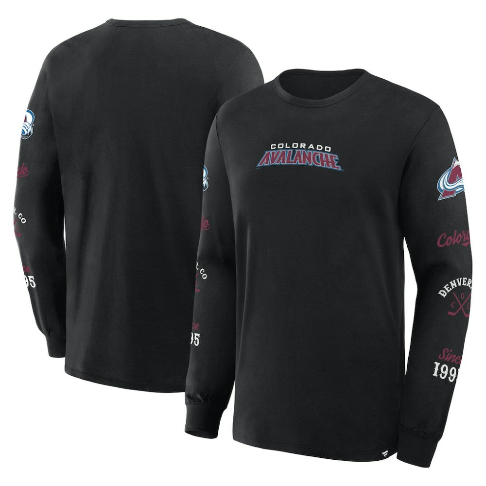 Colorado Avalanche Fanatics Boxed In Legacy Long Sleeve T-Shirt