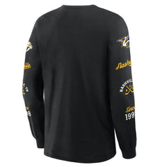 Nashville Predators Fanatics Boxed In Legacy Long Sleeve T-Shirt