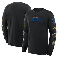 St. Louis Blues Fanatics Boxed In Legacy Long Sleeve T-Shirt