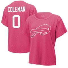 NFL Buffalo Bills Keon Coleman Majestic Threads Women's Name & Number T-Shirt