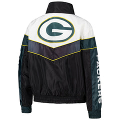 NFL Green Bay Packers The Wild Collective Women's 1/4 Zip Track Jacket