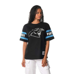 NFL Carolina Panthers The Wild Collective Women's Drop Shoulder T-Shirt