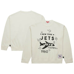 NFL New York Jets Women's Throwback Logo 3.0 Pullover Sweatshirt