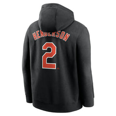 Gunnar Henderson Baltimore Orioles Player Name & Number Club Fleece Pullover Hoodie - Black | Nike