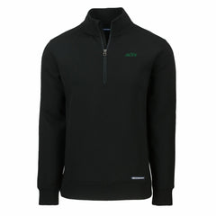 NFL New York Jets Cutter & Buck Primary Logo Roam Eco Recycled Quarter-Zip Pullover Top