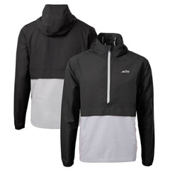 NFL New York Jets Cutter & Buck Monochromatic Logo Charter Eco Recycled Half-Zip Anorak Jacket