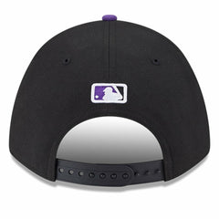 Colorado Rockies Player Replica 9FORTY Adjustable Hat - Black | New Era