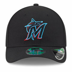 Miami Marlins Player Replica 9FORTY Adjustable Hat - Black | New Era