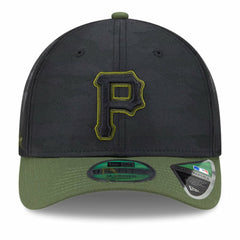 Pittsburgh Pirates Player Replica 9FORTY Adjustable Hat - Black | New Era