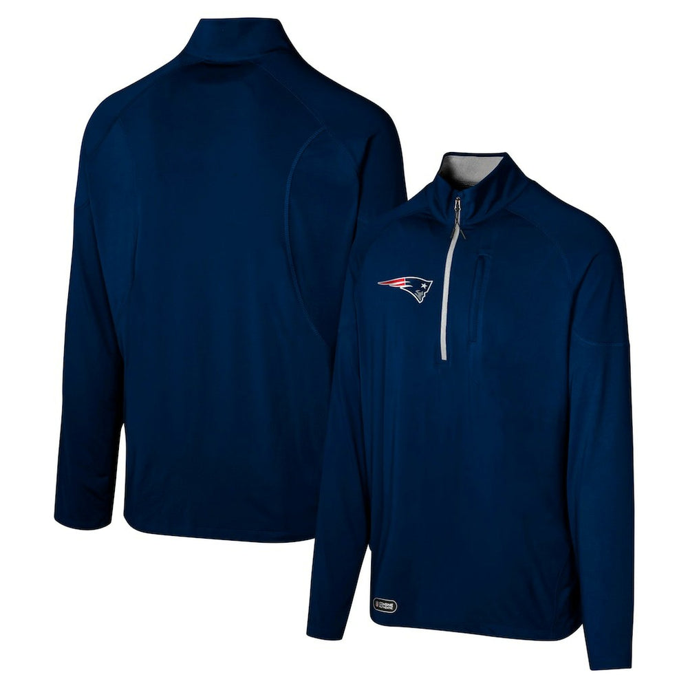 NFL New England Patriots Grind Iron Quarter-Zip Top