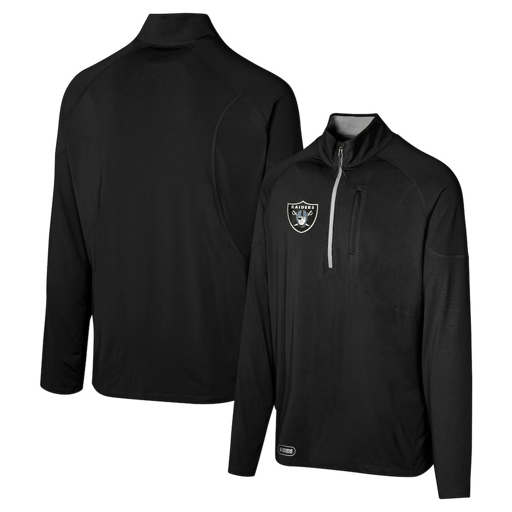 NFL Las Vegas Raiders Grind Iron Quarter-Zip Top