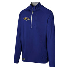 NFL Baltimore Ravens Grind Iron Quarter-Zip Top