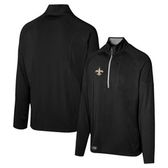 NFL New Orleans Saints Grind Iron Quarter-Zip Top