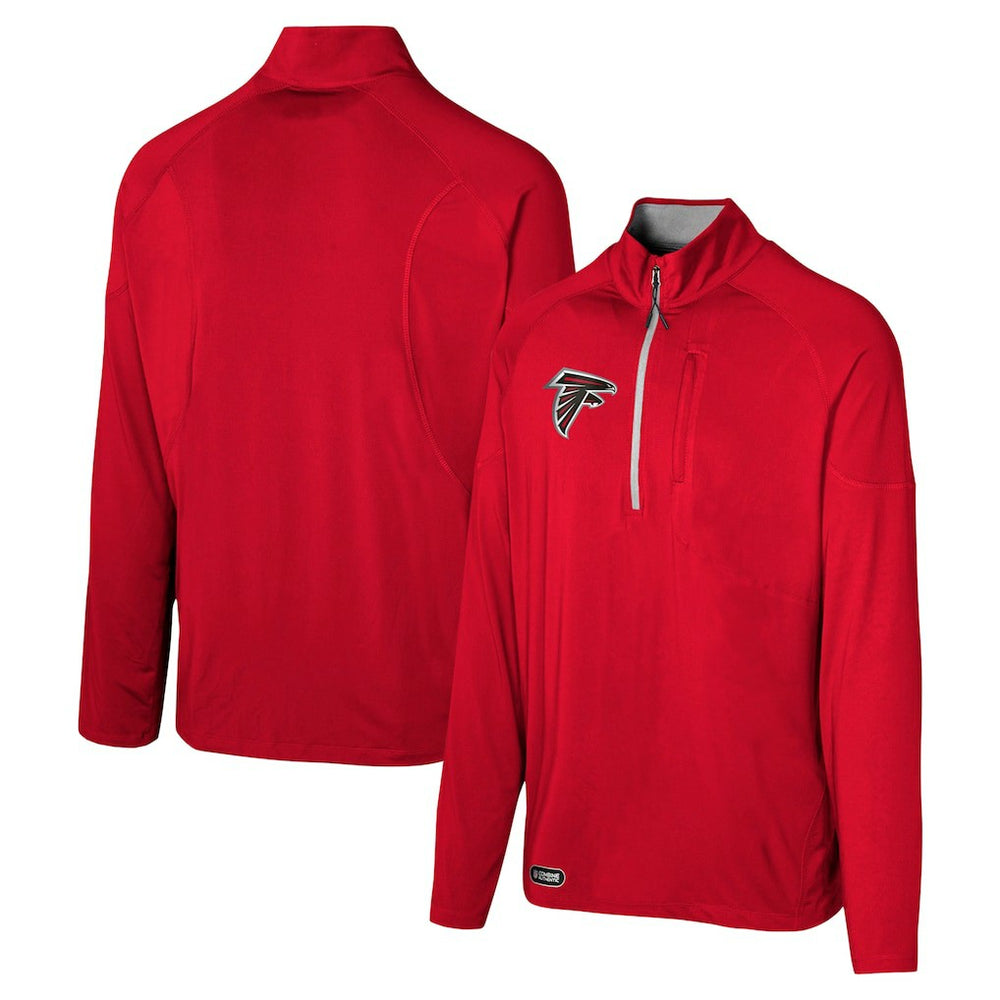 NFL Atlanta Falcons Grind Iron Quarter-Zip Top