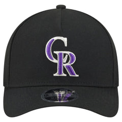 Colorado Rockies 9FORTY M-Crown Adjustable Hat - Black | New Era