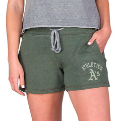 Athletics Concepts Sport Women's Mainstream French Terry Tri-Blend Shorts - Green
