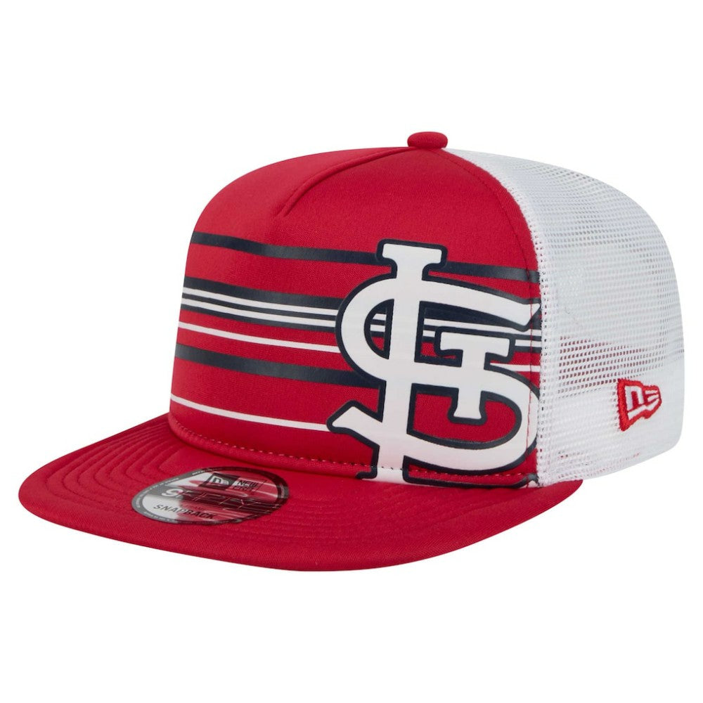 St. Louis Cardinals 9FIFTY A-Frame Trucker Snapback Hat - Red | New Era