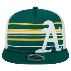 Athletics 9FIFTY A-Frame Trucker Snapback Hat - Green | New Era