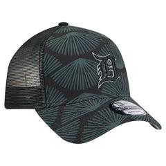 Detroit Tigers 9FORTY A-Frame Trucker Adjustable Hat - Black | New Era