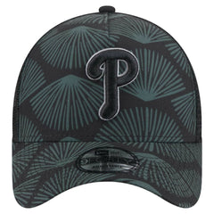 Philadelphia Phillies 9FORTY A-Frame Trucker Adjustable Hat - Black | New Era