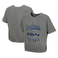 NFL Dallas Cowboys Women's Mineral Wash Short Sleeve Top