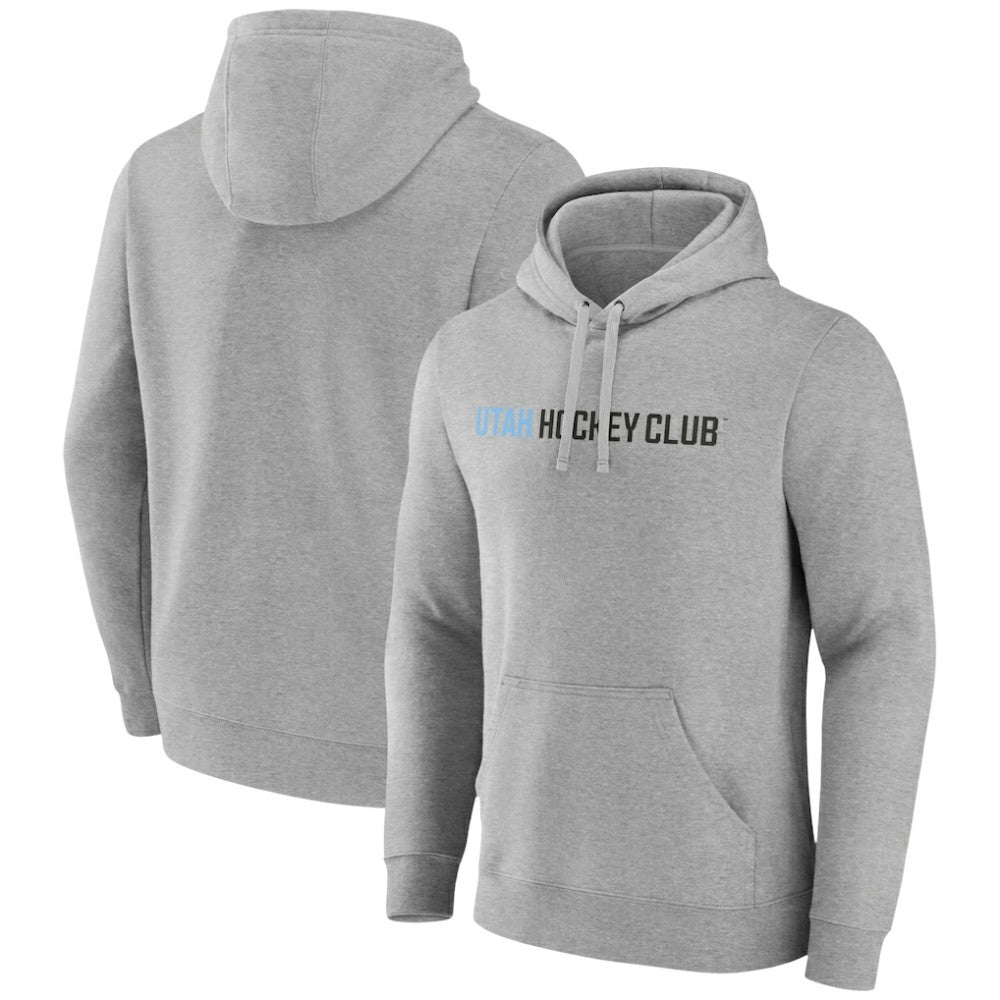 Utah Mammoth Fanatics Wordmark Logo Fleece Pullover Hoodie