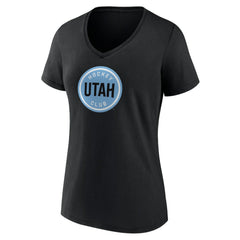 Utah Mammoth Fanatics Women's Draft Logo V-Neck T-Shirt