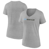 Utah Mammoth Fanatics Women's Wordmark Logo V-Neck T-Shirt